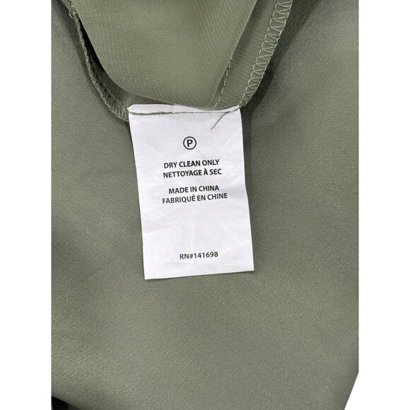 Ramy Brook Hudson Jumpsuit Sleeveless Satin Sage Green Womens Size XS $465 NEW - Picture 9 of 9